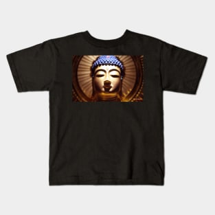 Amida Buddha head Kids T-Shirt